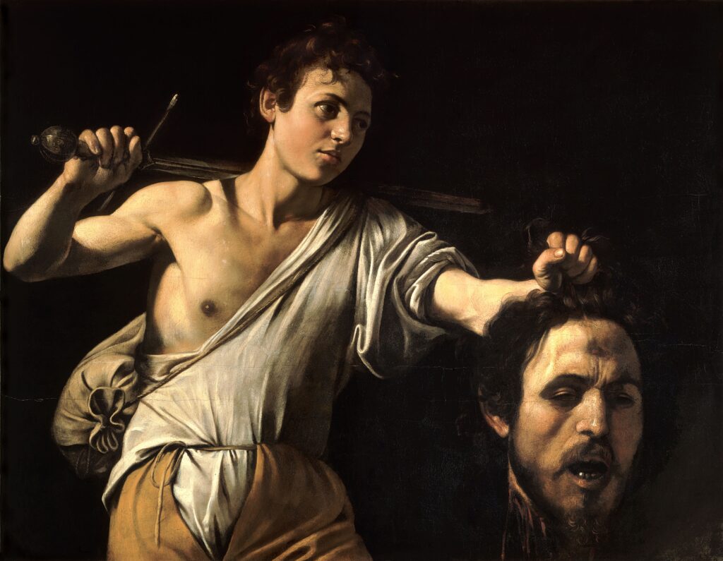 "Davi com a cabeça de Golias" - Caravaggio