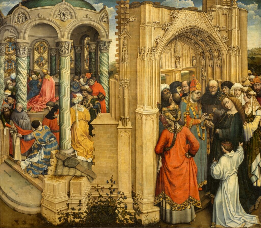 CAMPIN, Robert - O casamento da Virgem Maria