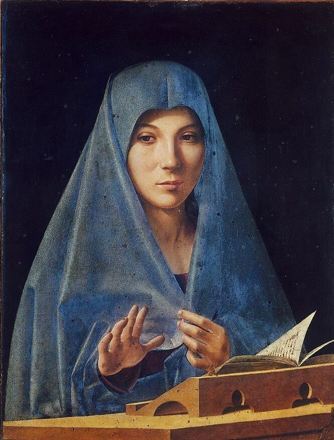 DA MESSINA, Antonello - A Virgem da Anunciação