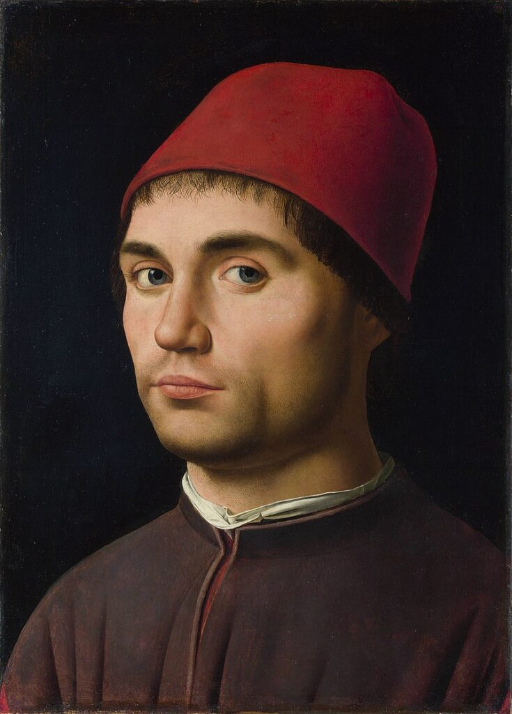 DA MESSINA, Antonello - Retrato de um homem [autorretrato]