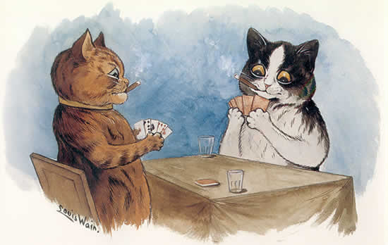 WAIN, Louis - Gatos jogando pôquer
